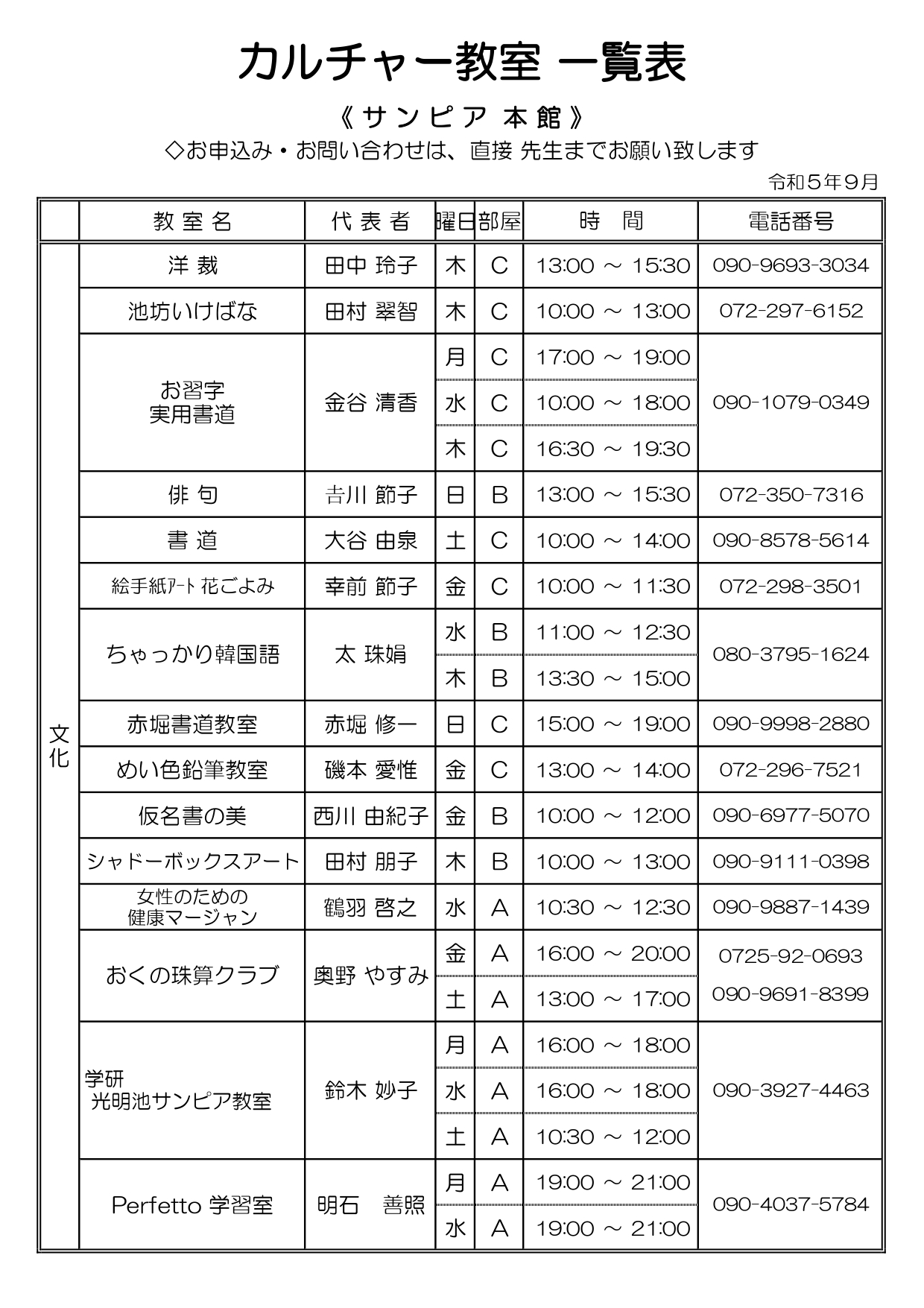 本館3階での実施教室 01