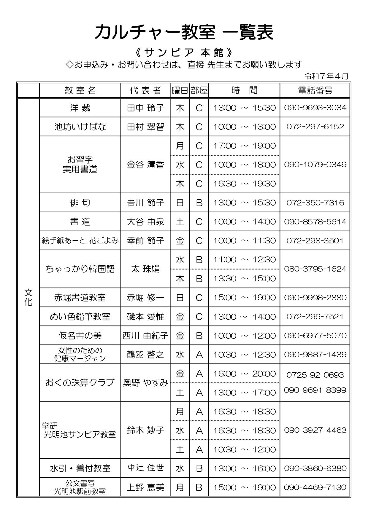 本館3階での実施教室 01