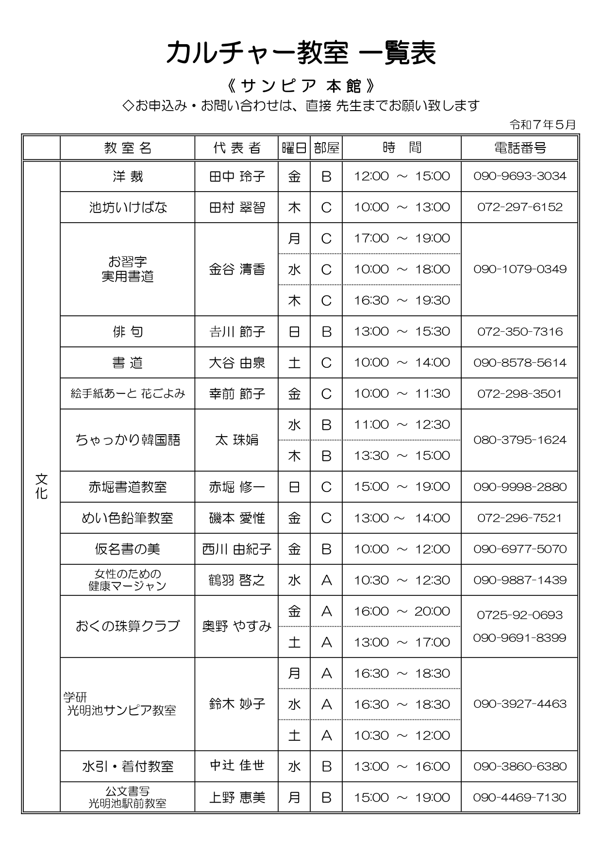 本館3階での実施教室 01