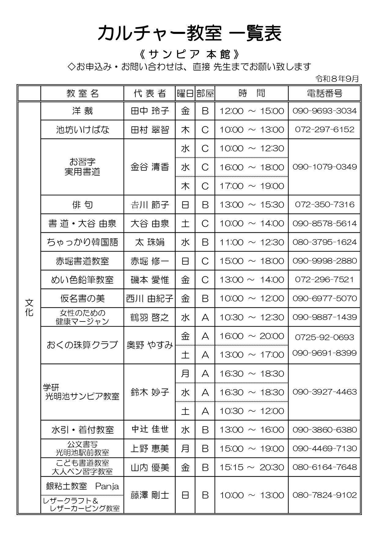 本館3階での実施教室 01
